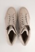 Bottines en cuir Remonte, laine d'agneau, semelle de propreté amovible - largeur G