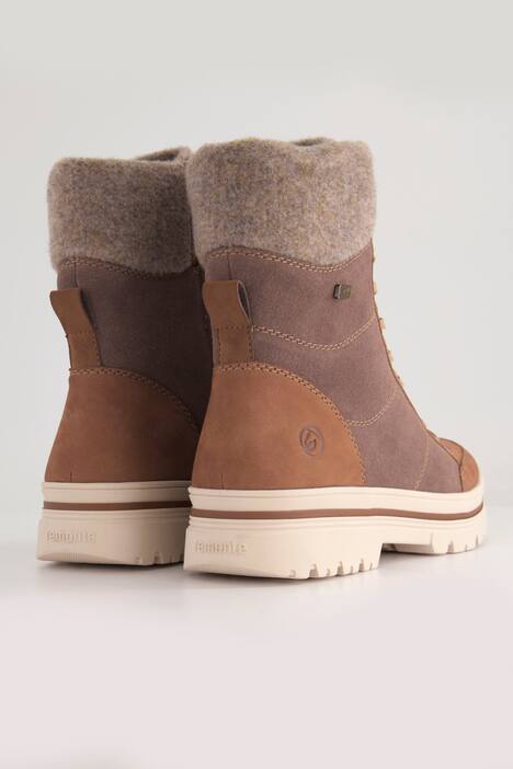 Botas de piel Remonte, lana ovina, plantilla intercambiable, ancho G