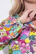Blouse, Regular Fit, vrouwen-/bloemenpatroon