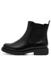Leren Chelsea boots, Jana Softline, verwisselbaar voetbed, wijdte H