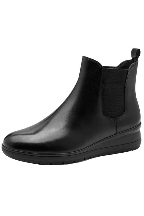 Kožené boty, Jana Softline, vyměnitelná stélka, šířka H