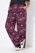 Pantalon palazzo taille haute et jambe large. Imprimé intégral