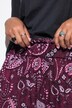 Pantalon palazzo taille haute et jambe large. Imprimé intégral