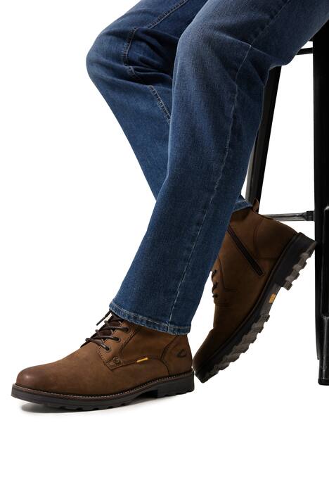 Šněrovací boty, Camel Active, kůže, hřejivá podšívka