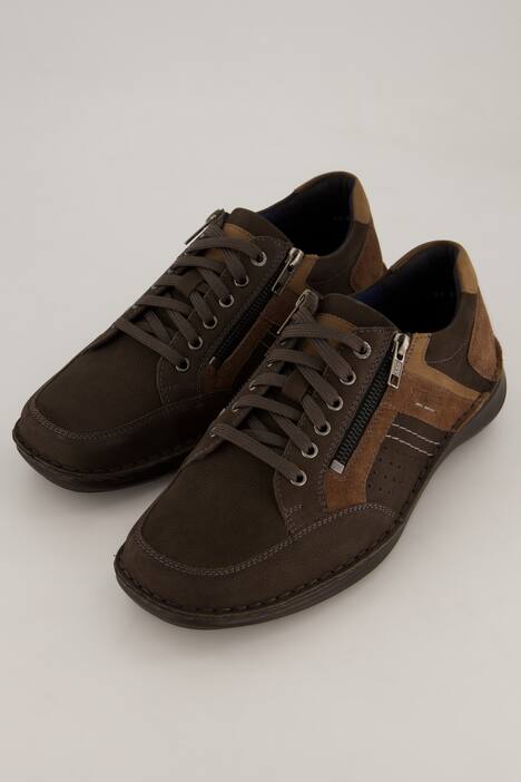 Chaussures basses Josel Seibel en cuir véritable. Fermeture zippée - jusqu'à la pointure 50