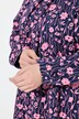 Shirt, sierplooien, A-lijn, carréhals, lange mouwen