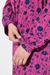 Shirt, sierplooien, A-lijn, carréhals, lange mouwen