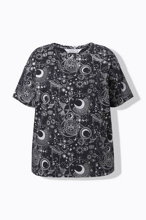 T-shirt, oversized model, sterrenprint