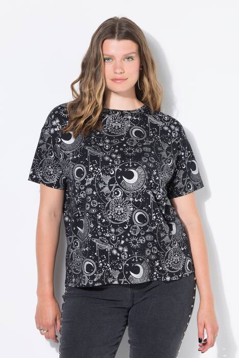 T-shirt, oversized model, sterrenprint