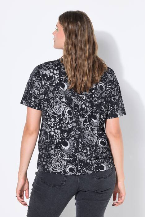 T-shirt, oversized model, sterrenprint