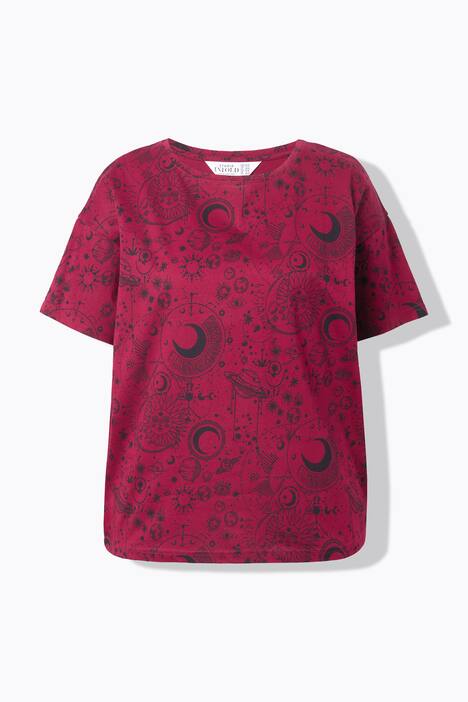 T-shirt, oversized model, sterrenprint