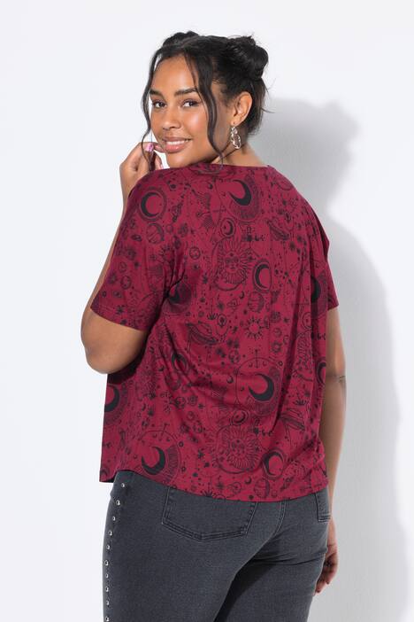T-shirt, oversized model, sterrenprint