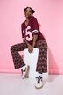 Maillot oversize en jersey mesh, avec imprimé