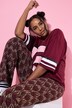 Maillot oversize en jersey mesh, avec imprimé