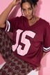 Maillot oversize en jersey mesh, avec imprimé