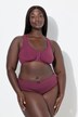 Bustier, kanten achterkant, voorsluiting, zonder beugels