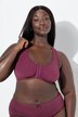 Bustier, kanten achterkant, voorsluiting, zonder beugels