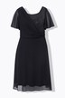 Robe de soirée en mousseline, longueur midi et drapé