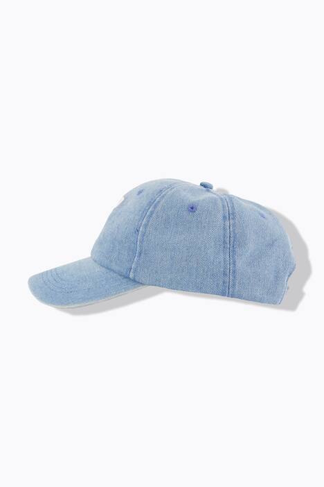 Cap, denim look, broderi