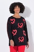 Genser, loose fit, neonhjerter