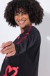 Genser, loose fit, neonhjerter