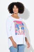 T-shirt, A-form, kvindemotiv, rullekanter