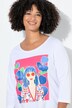T-shirt, A-form, kvindemotiv, rullekanter