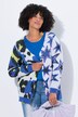 Cardigan coupe Straight Fit ouverte, jeu de motifs
