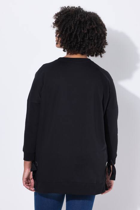 Sudadera, ajuste cómodo, acordonado decorativo