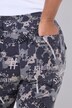 Pantaloni sportivi dal taglio dritto con stampa allover