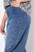 Jean barrel, coupe Wide Ballon Legs, taille haute et coutures fantaisie