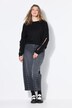 Jean barrel, coupe Wide Ballon Legs, taille haute et coutures fantaisie