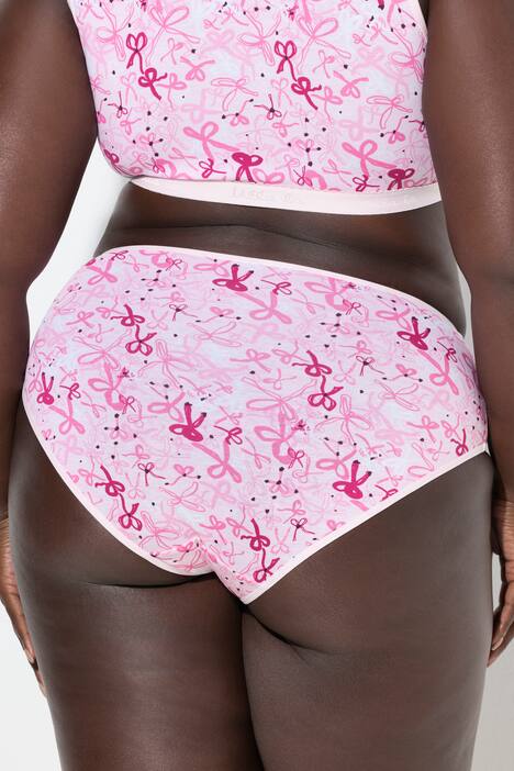 Slips midi, pack de 3, lazos/monocolor