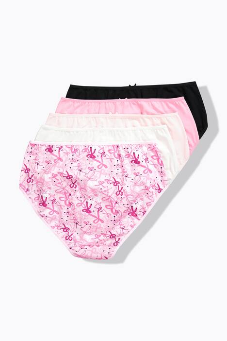Slips midi, pack de 3, lazos/monocolor