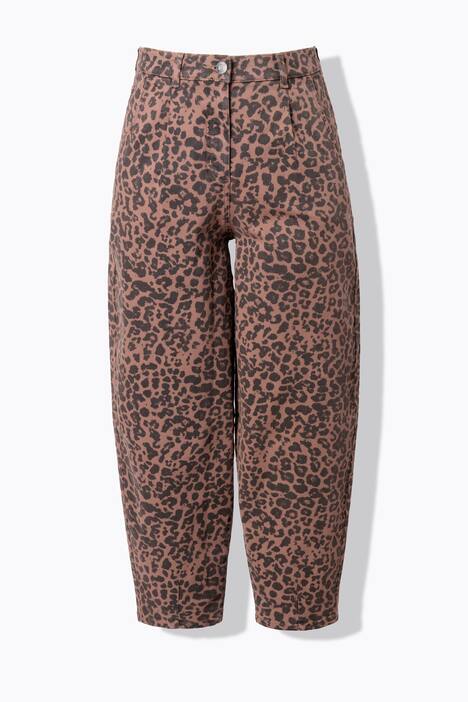 Ballon-Jeans, Wide Ballon Legs, Leo, Bundfalten