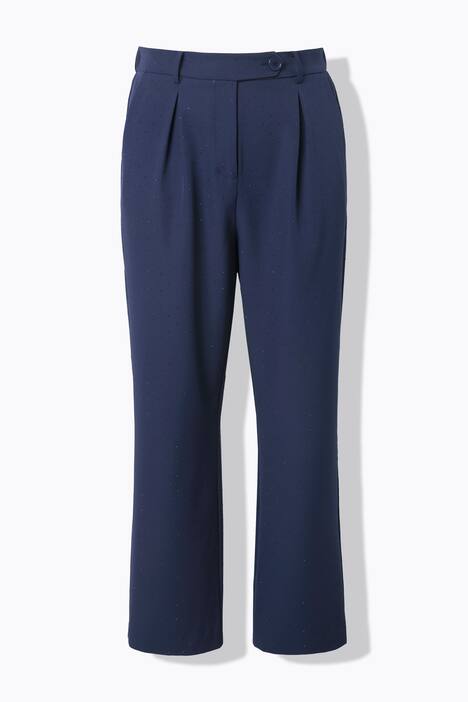Housut, Wide Legs, High Waist, koristekiviä, laskokset