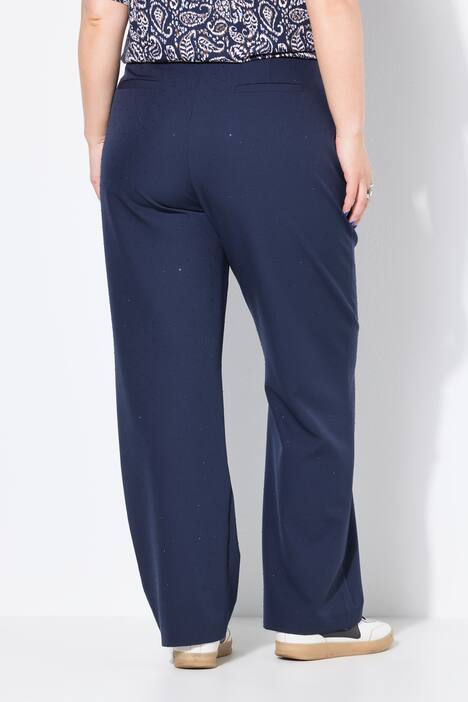 Housut, Wide Legs, High Waist, koristekiviä, laskokset