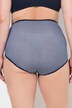 Maxislips, set van 5, motief/effen, hoge taille