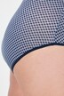 Maxislips, set van 5, motief/effen, hoge taille