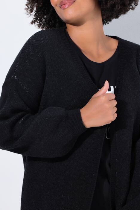 Chaqueta de punto, calavera de leopardo en la espalda, forma abierta