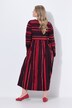 Maxikleid, Batikdruck, A-Linie, Rundhals, Langarm