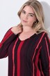 Irregular Striped Empire A-Line Knit Tunic