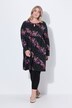 Paisley Swirl Empire Knit A-Line Pocket Dress