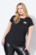 Camiseta, slim, bordado de croissant