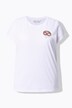 Camiseta, slim, bordado de Pretzel