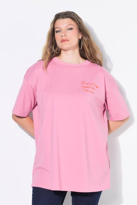 Camiseta, oversize, estampado en la espalda de la Torre Eiffel