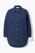 Gestreept overhemd, oversized, sierdetails