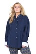 Pruhovaná košile, oversize, ozdobné detaily