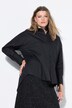 Košilová halenka, oversize, dlouhé rukávy uvnitř nařasené