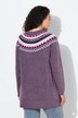 Pull norvégien, col rond et manches longues raglan